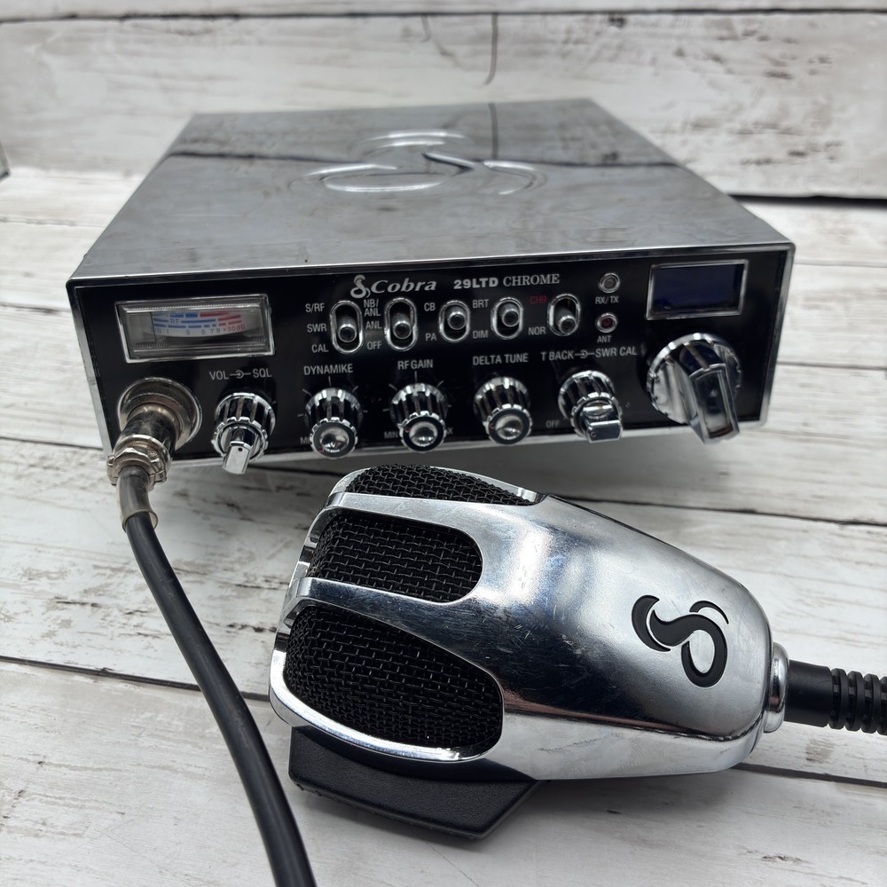 Cobra 29 LTD Chrome CB Radio with Microphone - Model 29LTD CHROME